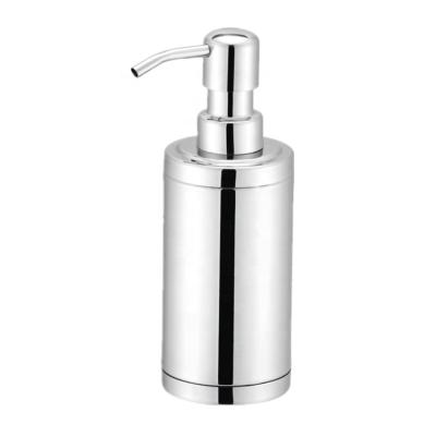 China Bath Lotion Cosmetic Packaging Shampoo Hand Wash Liquid Dispenser Custom Empty Airless Lotion Pump Bottle Stainless Steel for sale