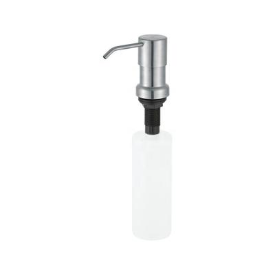 China Shiny Bulk Plastic Manual Foam Soap Dispenser Stainless Steel Hand Sink Pump Bottle Double Soap Dispenser Hotel For Lotion Hand Wash Wholesale for sale