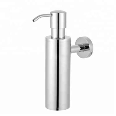 China Free Sample Foam Soap Dispenser Hotel Hand Wash Laundry Liquid Soap Dispenser Funny Copper Refillable Wall Mounted Holder With 1000ml Plastic Bottle for sale