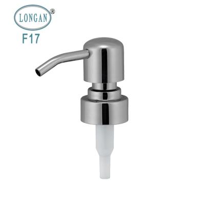 China Non Spill Stainless Steel Lotion Pump 28/410 Pressure Pump For Bathroom for sale