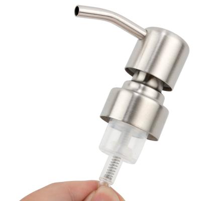 China Non Spill Modern Bubble Press Metal Soap Lotion Pump Pump Bottle Dispenser Foaming Recyclable Foaming Pump For Hand Wash Bottle 24/410 28/410 for sale