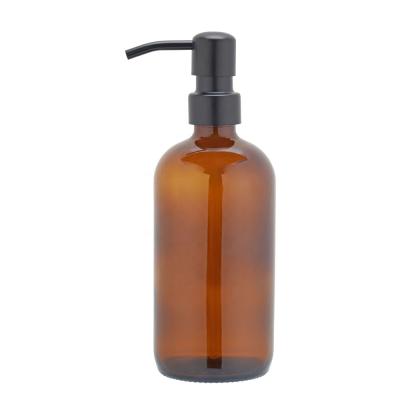 China Hot Sale Personal Care Cosmetic Black Empty 500ml Red Green Glass Spray For Soap Bottle for sale