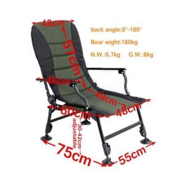 China Outddoor Fishing Professional Comfortable Folding Outdoor Camping Chair Carp Fishing Tackle Lounge Leisure Chair for sale