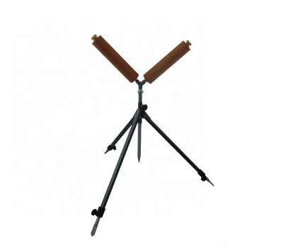 China A3 Steel Frame YURLE-003 Fishing Rod Roller Carp Rod Pole Roller EVA Rest V-TRIPOD POLISH ROLLER From China for sale