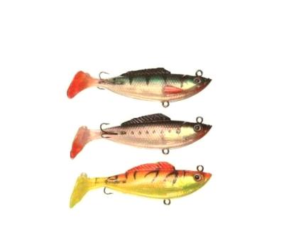 China YUSFB-010 ABS Plastic Bait Lures Tackle Shad Baits Soft Lead Fish Rotauge Plastic Shad Softfish Realistic Predator for sale