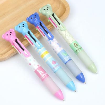 China office & School Pen 6 in 1 New Multi Functional Ball Pen with Cute Design for sale