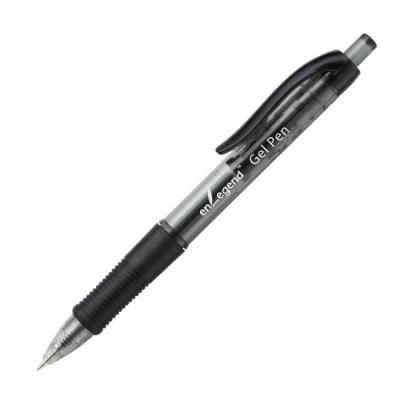 China New design office and school style gel normal brandless pen with soft rubber grip for sale