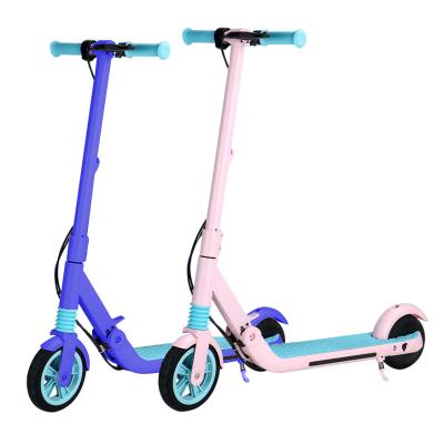 China High Quality Child Brake E Brake Scooters Foot Brake Manual Electric Scooter For Kids for sale