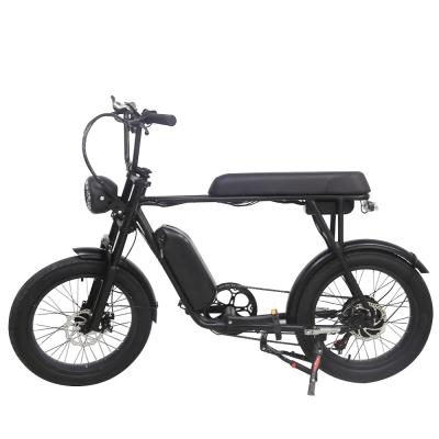 China New Product 500W Motor Fat Tire Motorcycles 7speed Fast Electric Cross Country Riding Electric Bike for sale