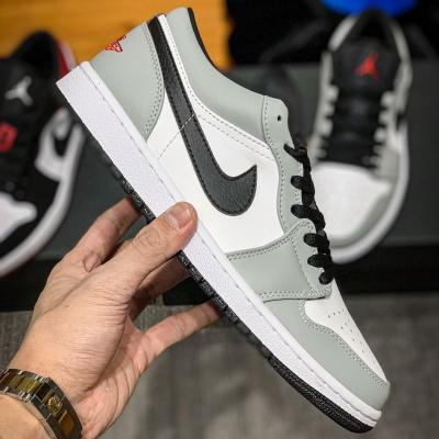 China Cushioning Fashion Best Selling Brand Air Jordan 1 Smoke Gray Nike Sneakers AJ1 Low Running Sports Shoes 