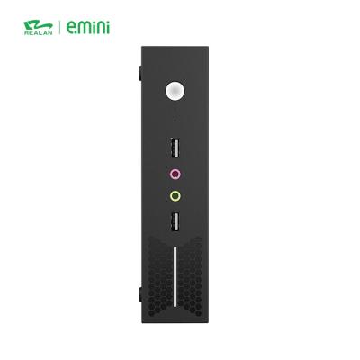 China EMINI nano itx thin client mini mini pc x86 industrial fanless computer for sale