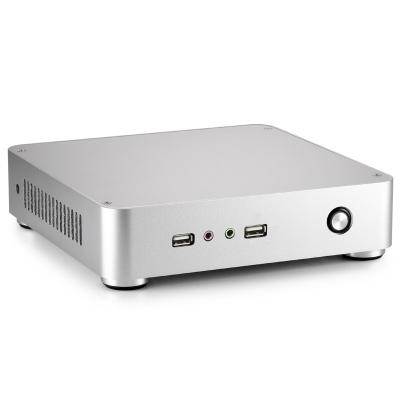 China Realan E-H44U aluminum micro slim desktop itx pc chassis for sale