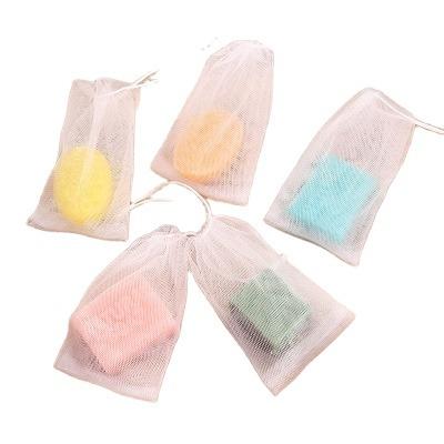 China Custom Logo Facial Cleanser Soap Bag Cleansing Net Foaming Net For Face for sale