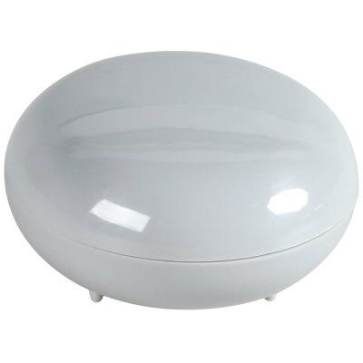 China Creative Simple Round Soap Box Travel Portable Seal Box Soap Drain Lid Simple Creative Soap Dish For Bathroom for sale