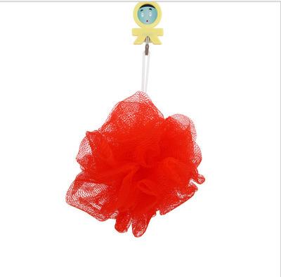 China All Natural Factory Direct Trumpet Colored Comfortable Foaming Bath Ball for sale