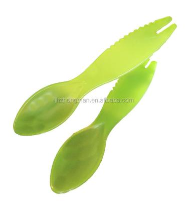 China Disposable Multifunctional Custom Logo Cheap Environmental Friendly Kiwifruit Plastic Spoon for sale