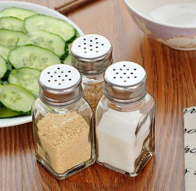 China Viable Kitchen Glass Caster, BBQ Seasoning Spice Bottle Cans for sale