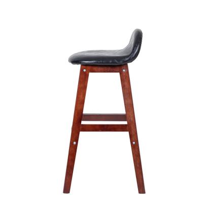 China Scandinavian Wholesale Kitchen Bar Stool High PU Bucket Counter Knockout Dining Chair for sale