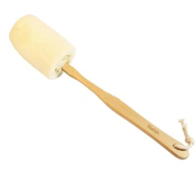 China Loofah Loofah Natural Wooden Bath Sponge All Natural Organic Body Scrub Brush for sale