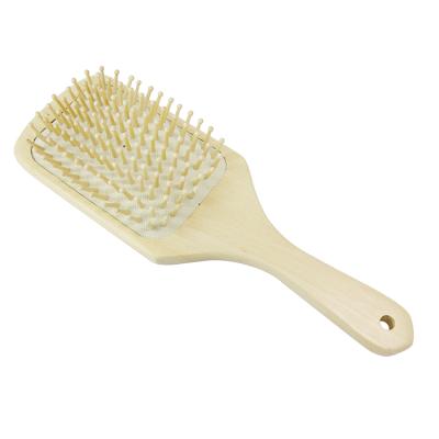 China Salon High Quality Private Logo Natural Bamboo Massage Hair Brush for sale