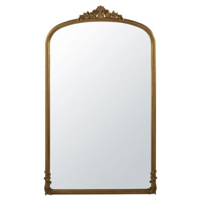 China 2022 New Contemporary Style Wall Mirror Decorativeantique Luxury Wood Frame Mirror for sale