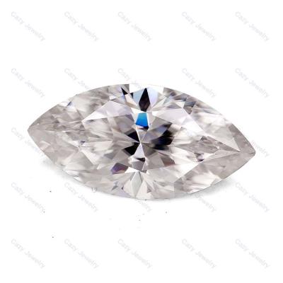 China Set of Colored or White Colorless VVS 1ct Marquise Cut Moissanite Wholesale Moissanite from Super Clear from Cazy DEF from Fire for sale