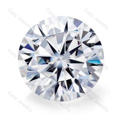 China Color Play or Custom Loose Watch Moissanite from Cazy GRA Diamond Stone 6.5mm 1ct Fire Moissanite for sale