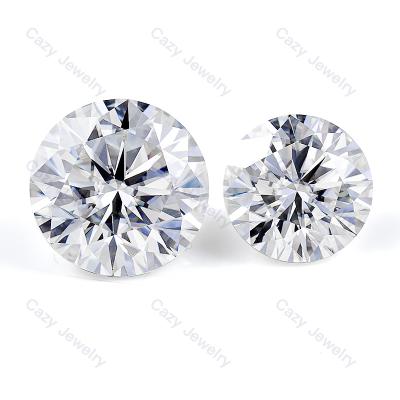 China Fire Cazy GRA Certificate Color Set or Wholesale Price Round Loose Stones GH DEF VVS Diamond Moissanite for sale