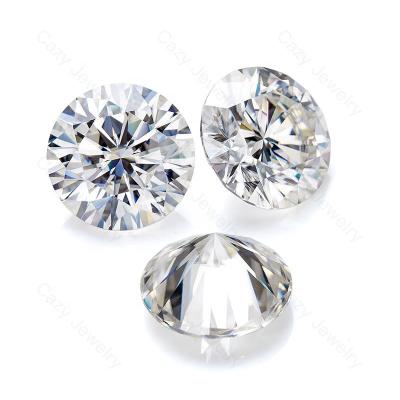 China Customized Color Play or Wholesale Jewelry Available White Fire 4.5mm D Making VVS1 Available Brilliant Round Loose Gemstone Synthetic Moissanite for sale