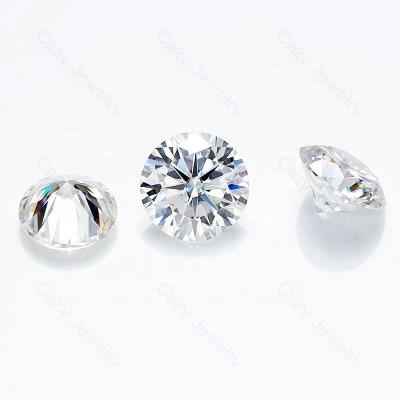 China Color Set or Customized Wholesale Jewelry Available Fire 5.5mm D White Color GRA Making VVS1 Brilliant Cut Moissanite for sale