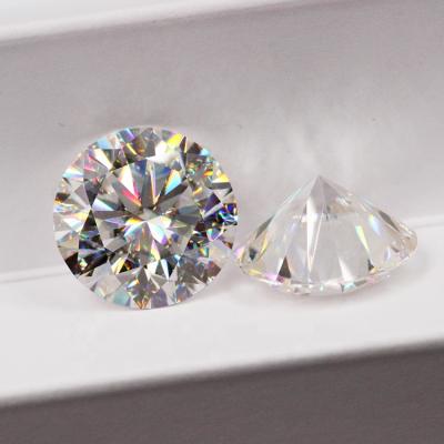 China Fire Cazy D VVS1 loose round cut white moissanite gemstone gemstone moissanite stone color set or price for sale