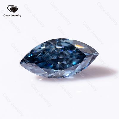 China Game or color fire with GRA certificate marquis cut loose moissanite diamond crushed ice cut diamond marquis cut moissanite diamond stones for sale