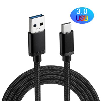 China Fast Charging Speed ​​2022 High Quality Nylon Braided USB3.0A Male TO TYPE TO C Multifunctional Data High Transmission Cable For Android Adapter for sale