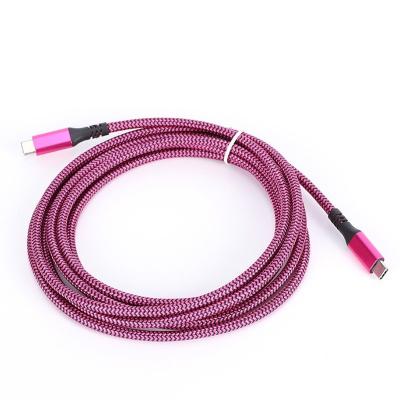 China Factory Direct Wholesale 1m 2m 3m MP3/MP4 Player Cable Pigtail USB Type-c palladium 5A 100W Phone Hard Disk Drive Laptop for sale