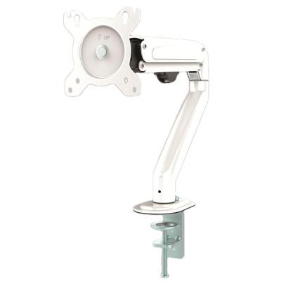 China Steel Monitor Arm LCD Screen Monitor Bracket 6.5kg Load Capacity Steel Single Shock Absorber Arm for sale