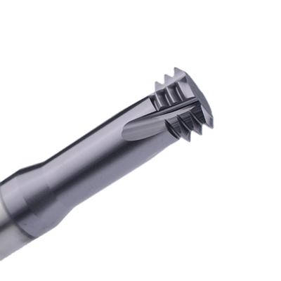 China 3.2mm ESB 3 Tooth Thread Small Diameter Mill Solid Carbide Thread Metric Milling Cutter for sale