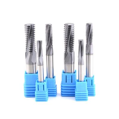 China BSE UNC UNF End Mill CNC Tool Thread Milling Cutter Solid Carbide Thread Gyro Machining Mill for sale