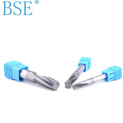 China Straight Tungsten Carbide BSP High Precision G Pipe Valve Thread Mill Tungsten Steel End Mill Cutter Pipe for sale