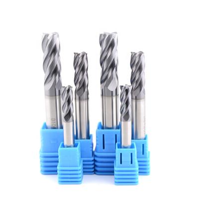 China ESB Steel CNC Tools Solid Carbide End Mill 4-Flute Tungsten Steel End Mill Cutter Milling Cutter for sale