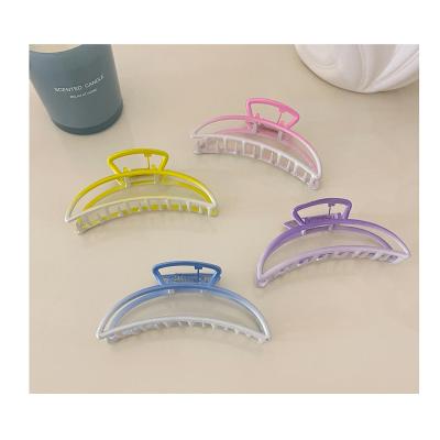 China Hot Selling Fashion Hair Clips Girl's Hair Accessories Large Metal Hair Claws All-match Hairpins Women's Hair Accessories for sale