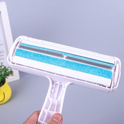 China Wholesale Stocked Cat Hair Self Cleaning Remover Dog Brush Pet Hair Remover Roller Brush Hair Remover for sale