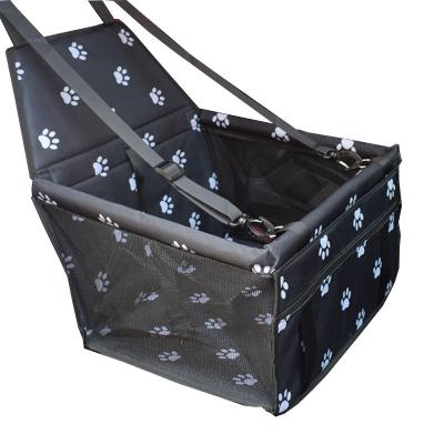 China Oxford Breathable Warm Folding Soft Washable Travel Bags Dog Car Seat Travel Carrier Doggie Booster Cage For Cats Or Other Small for sale