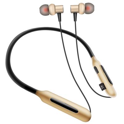 China New Band Neck Magnetic In-Ear Wireless Headphones In-Ear Stereo Earphones for sale