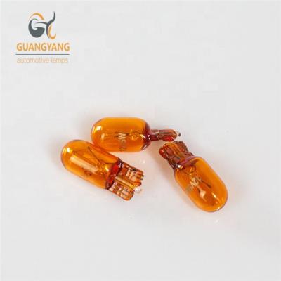 China Car turning light high quality t10 12v5w amber color 12v5w auto amber maker for sale