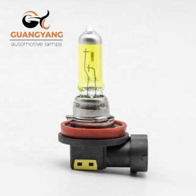 China Warm White Yellow Car Headlight Halogen Bulb H8 12v 35w Auto Headlight Lamp for sale