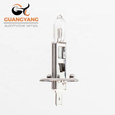 China High quality white car headlight lamp white car hadlight H1 24v 100w auto halogen bulb for sale