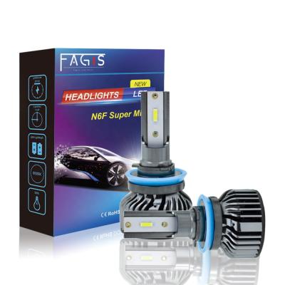 China High Quality N6F H1 H3 H4 H7 9004 9005 Car Headlight Lamp Auto 9006 Car LED Lamp Headlight Bulb Manufacturer Factory for sale