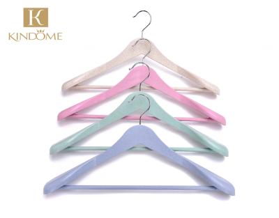 China Wholesale Custom Logo Biodegradable Plastic Clothes Coat DISPLAY Hanger for sale