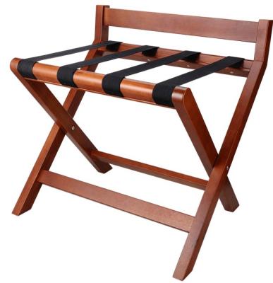 China Traditional mahogany high rear rack with black straps for sale