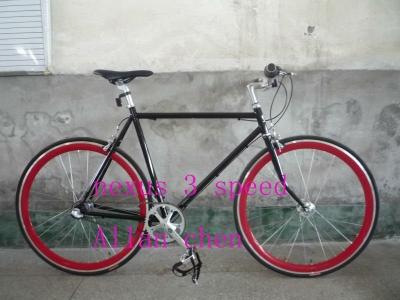 China 10kg Single Speed Flip-Flop Hub Bicicleta Vintage Track Bike 700C Fixed Gear Lugged Fork à venda